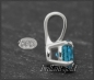 Preview: Brillant Anhänger 585 Gold; 0,35ct, blau